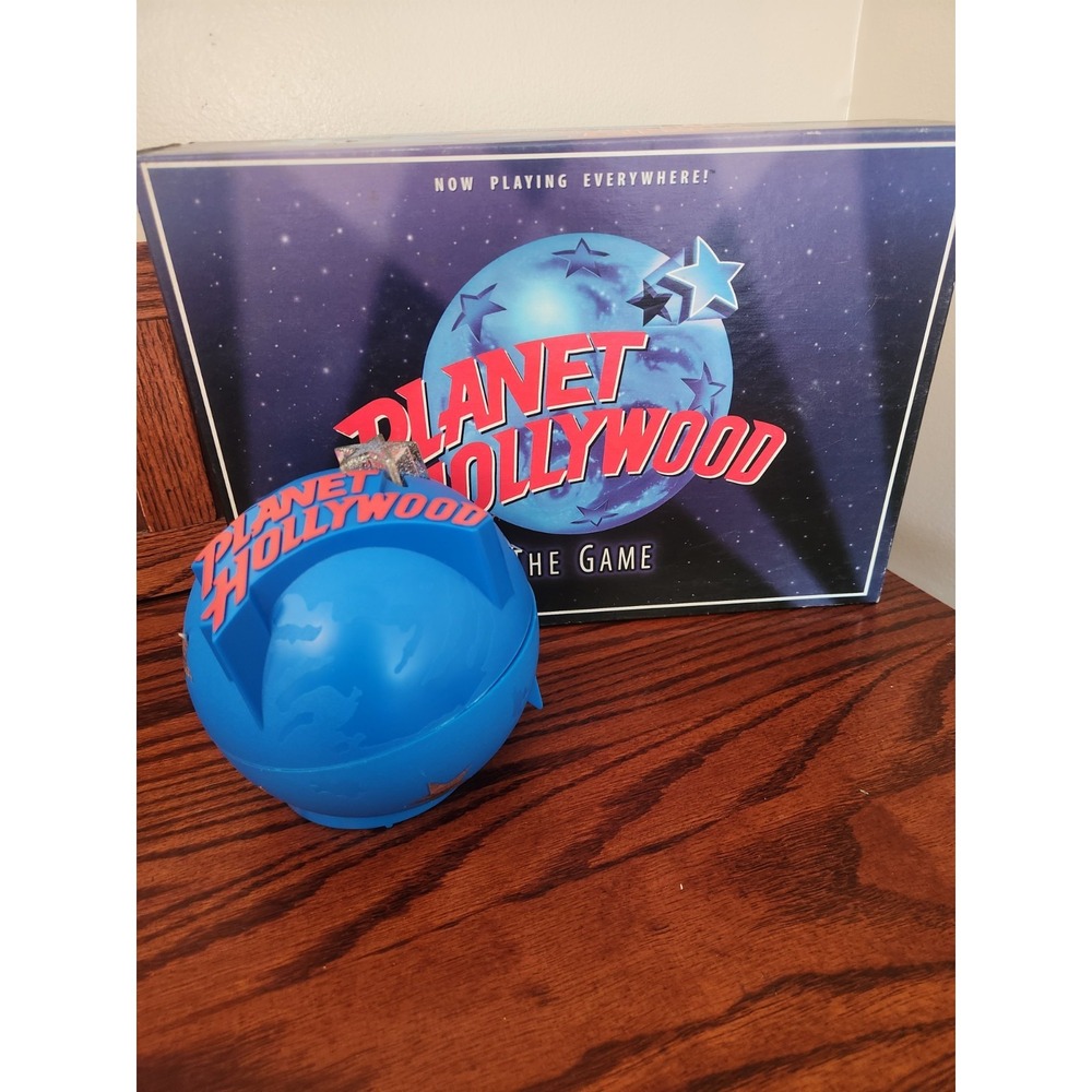 Planet Hollywood Board Game 1997 Movie Trivia Milton Bradley - Complete/Works